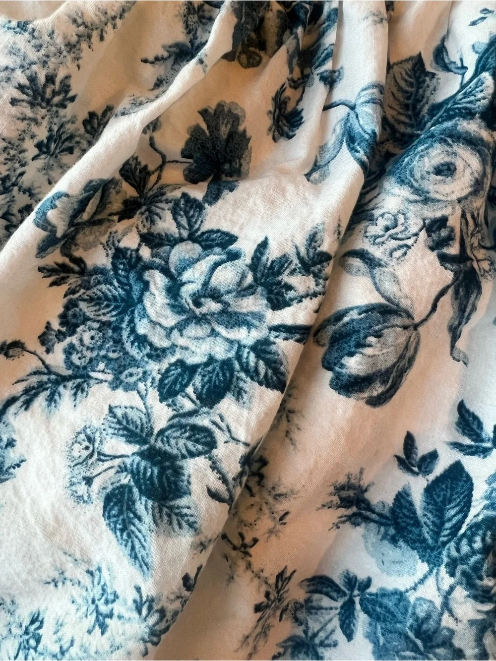 GAP Love Shack Fancu Collab Dress with Blue & White Floral pattern